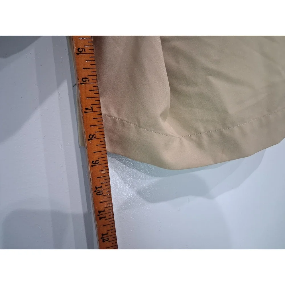Polo Ralph Lauren Mens Tan Golf Shorts Size 40 Khaki Performance Flat Front